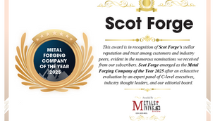 2025 Forging Company of the Year 